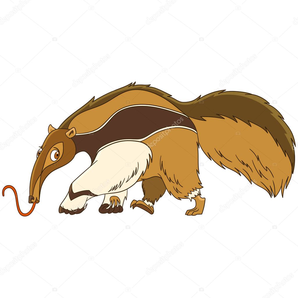 cartoon anteater animal