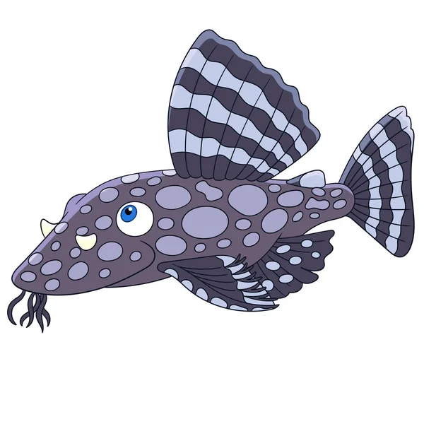Мультфільм риба сом — стоковий вектор