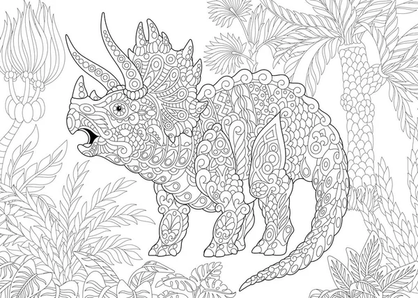 Dinossauro tiranossauro zentangle imagem vetorial de Sybirko© 144880259