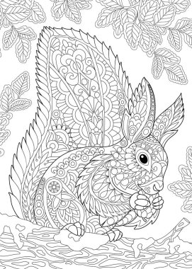Zentangle stilize sincap
