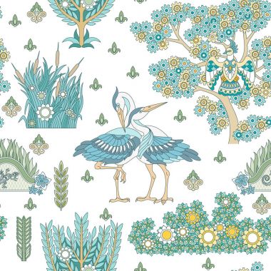 Leylek kuşlar ile Seamless Modeli