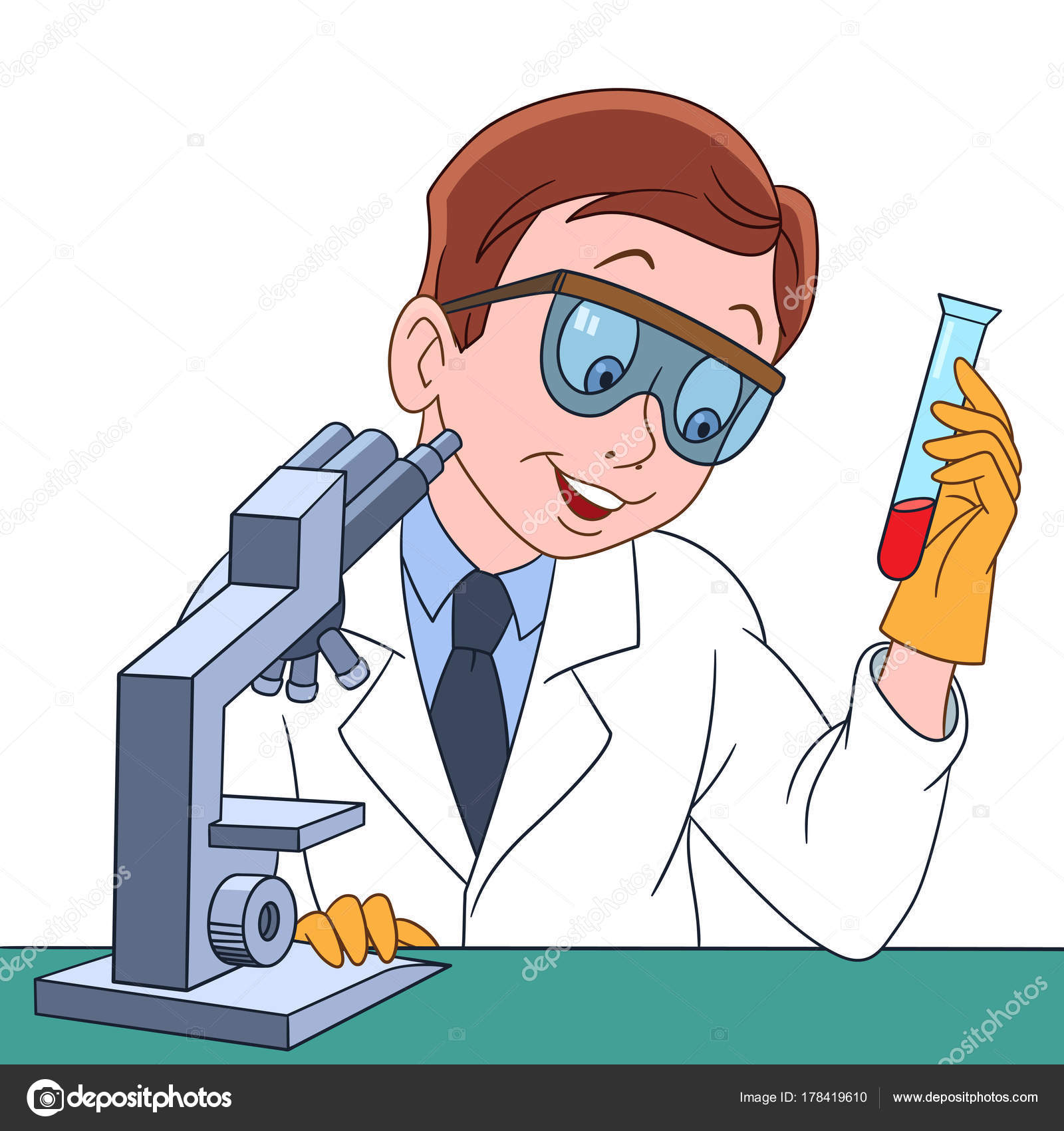 microscope clipart for kids