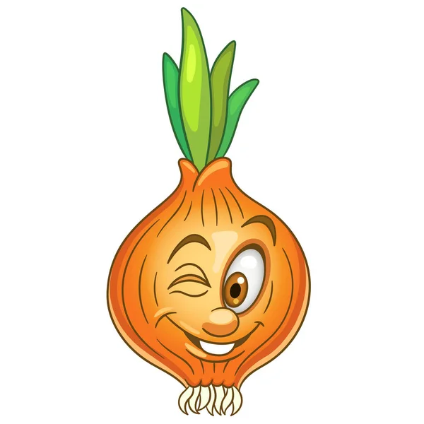 Cartoon Onion personaggio — Vettoriale Stock