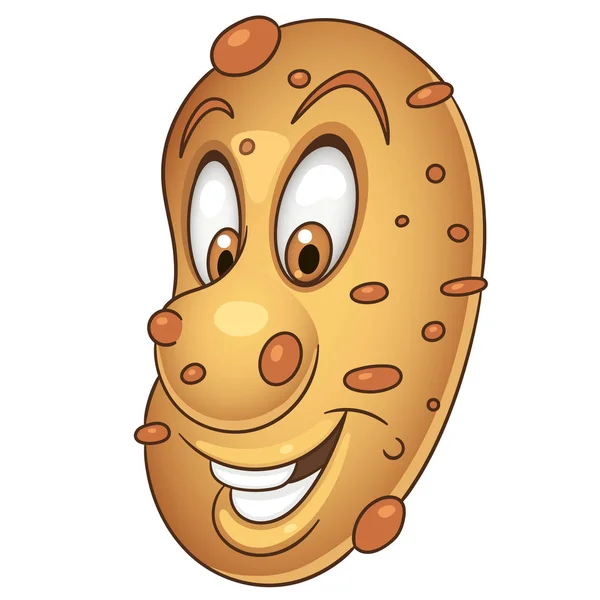 Cartoon Potato character — Stock Vector