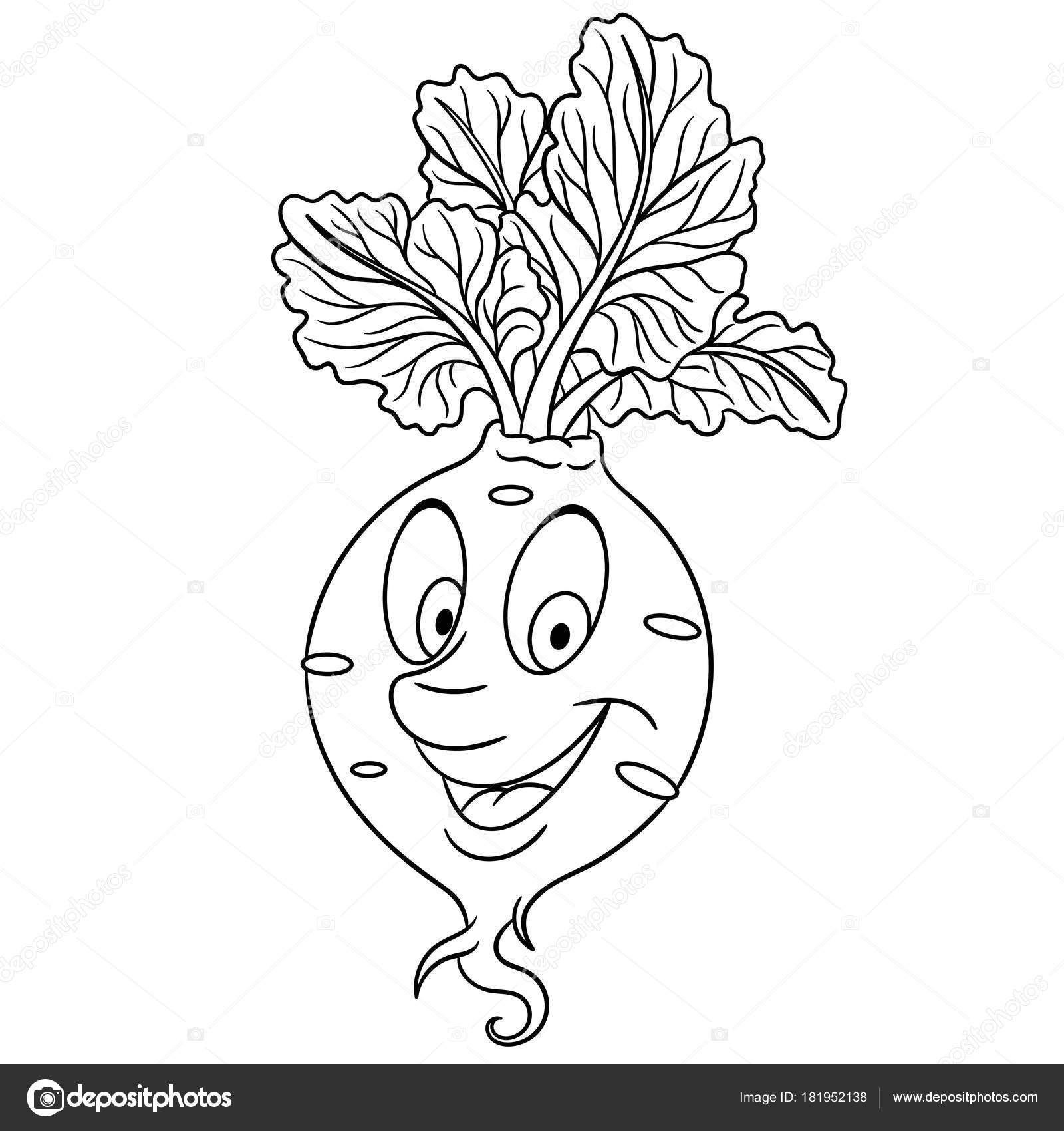5700 Cartoon Vegetable Coloring Pages For Free