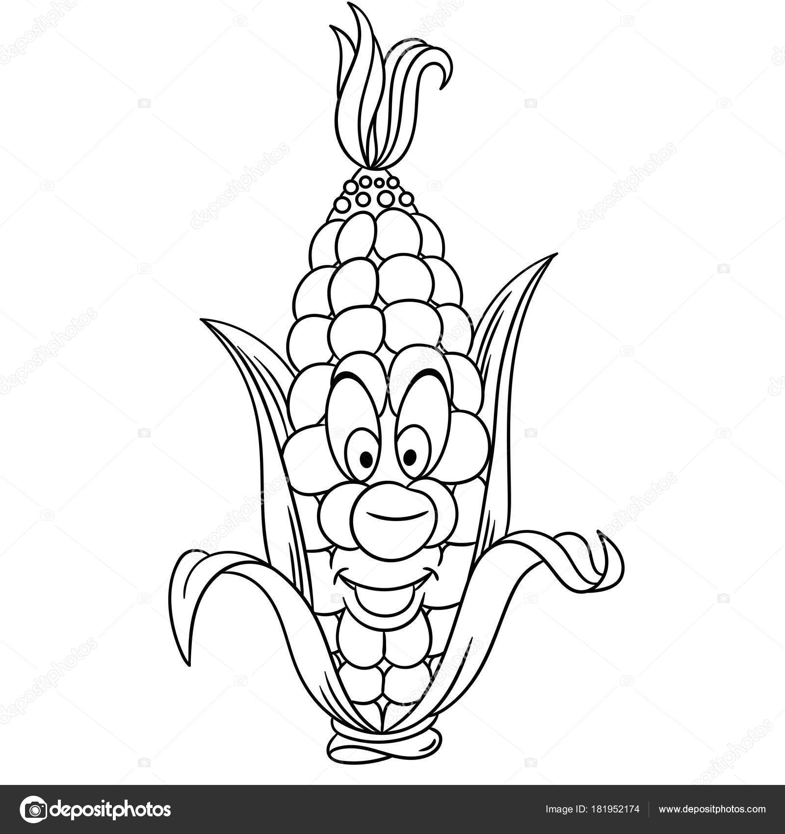 Kleurplaat Cartoon