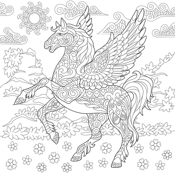 zentangle ornate horse stock vectors royalty free zentangle