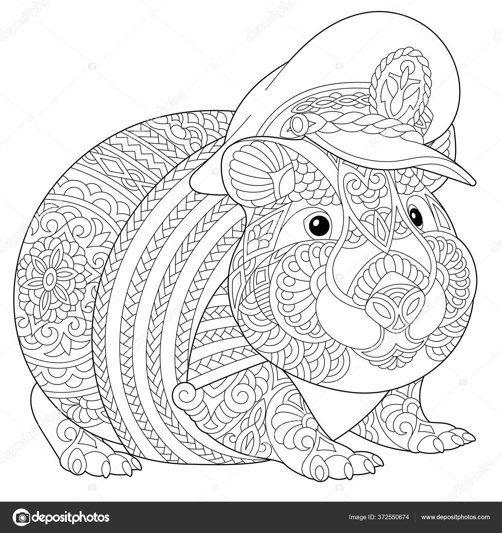 Desenhos para colorir de capivara de desenhos animados - Desenhos para  colorir gratuitos para impressão