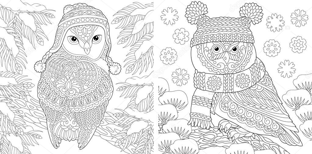 82 Winter Animal Coloring Pages Best