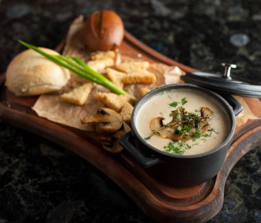 Petrol ile krem çorba