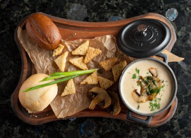 Petrol ile krem çorba