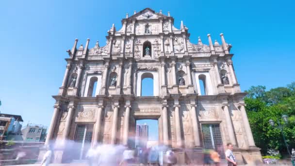 Macau Macau Cidade China Outubro 2019 Tempo Limite Exposição Longa — Vídeo de Stock