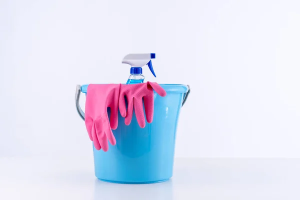 Cleaning Product Tool Equipments Concept Housekeeping Professional Clean Service Housework — Stock Photo, Image