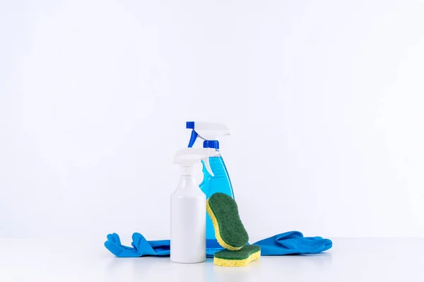 Limpeza Equipamentos Ferramentas Produtos Conceito Limpeza Serviço Limpo Profissional Suprimentos — Fotografia de Stock