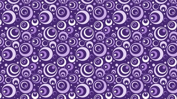 Marco Completo Púrpura Círculos Violeta Patrón Vector Fondo — Archivo Imágenes Vectoriales