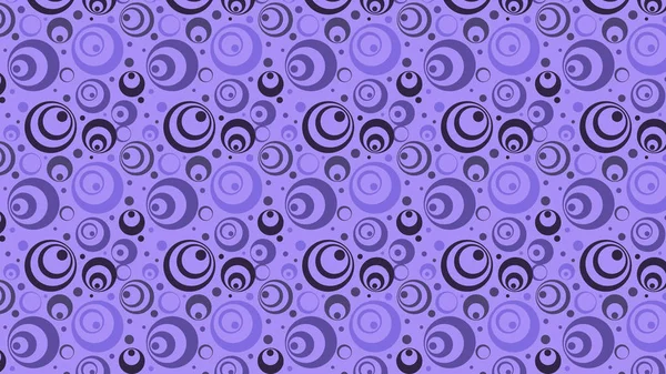 Vollrahmen Violett Kreise Muster Vektor Hintergrund — Stockvektor