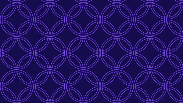 Vollrahmen Violett Kreise Muster Vektor Hintergrund — Stockvektor