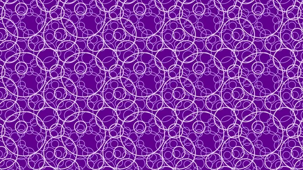 紫色の丸の丸のパターンベクトルの背景 — ストックベクタ