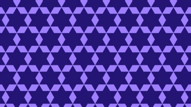 Işık arkaplanındaki mor yıldız deseni