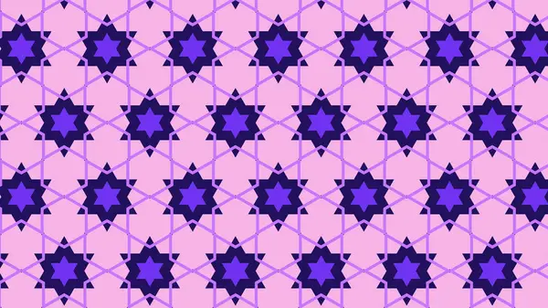 Purple Stars Pattern Light Background — Stock Vector