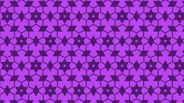 浅色背景的紫色星形图案 — 图库矢量图片