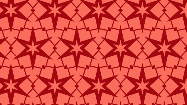 Red Stars Pattern Light Background — Stock Vector
