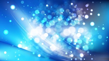 soyut mavi bokeh arka plan bulanık.