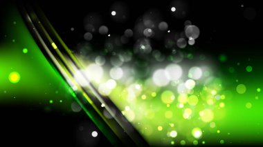 soyut yeşil ve siyah arkaplan şablonu 