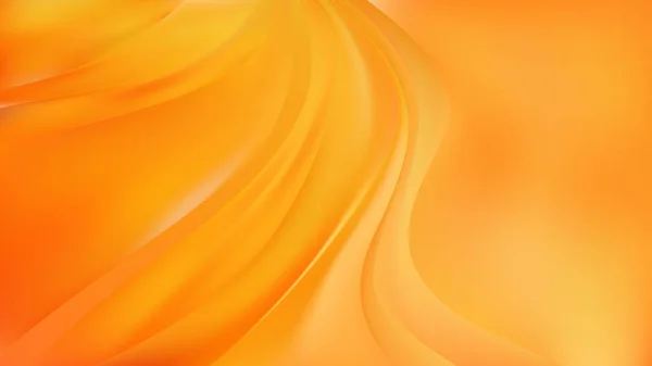 Plein Cadre Vagues Orange Fond Copier Espace Poster Vecteur — Image vectorielle