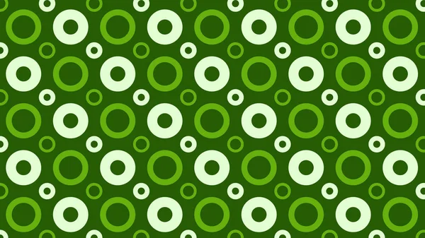 Motif Cercles Verts Fond Vectoriel — Image vectorielle