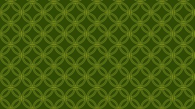 Yeşil dairelerin tam çerçeve çizimi 