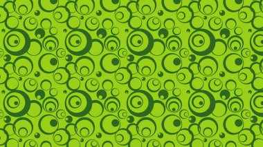 vektör arkaplan, tam çerçeve yeşil daireler deseni,