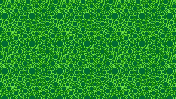 Plein Cadre Cercle Vert Motif Fond Vectoriel — Image vectorielle