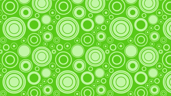 Illustration Vectorielle Plein Cadre Motif Des Cercles Verts — Image vectorielle