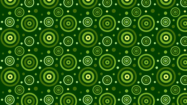 Полная Векторная Иллюстрация Зеленых Кругов — стоковый вектор