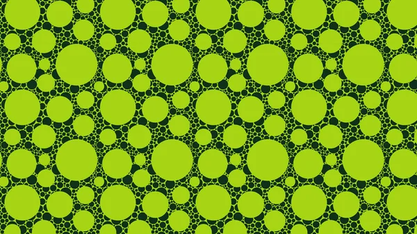 Полная Векторная Иллюстрация Зеленых Кругов — стоковый вектор
