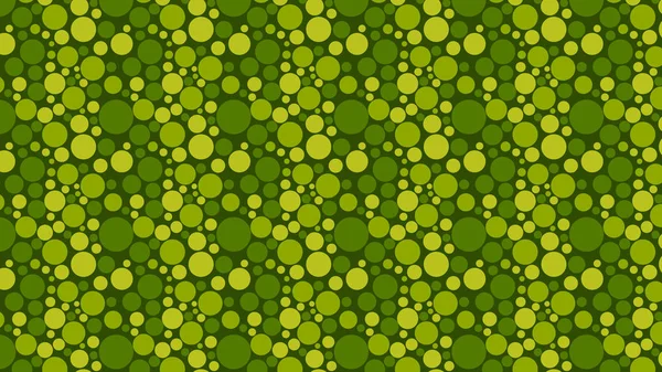 Kompletní Snímek Vektor Ilustrace Zelených Kruhů Vzor — Stockový vektor