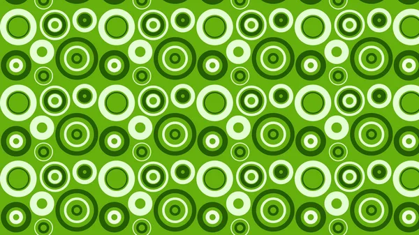 Векторный Фон Полная Рамка Зеленые Круги Шаблон — стоковый вектор