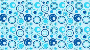 Yuvarlak süslemeli soyut vektör deseni