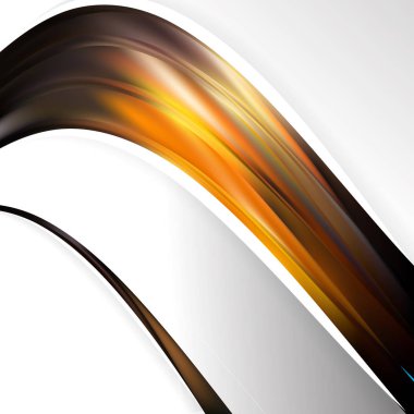 soyut turuncu ve siyah arkaplan şablonu, vektör illüstrasyonu