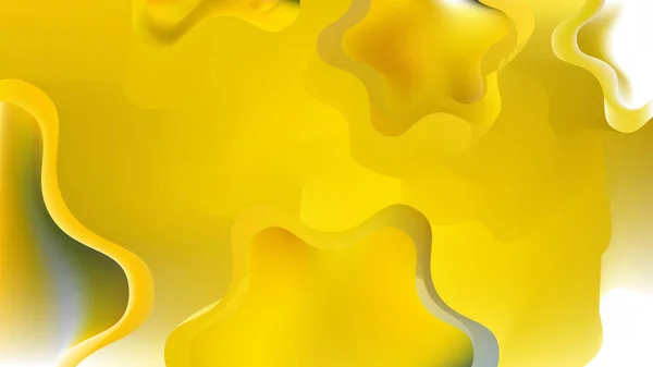 Fondo Amarillo Abstracto Ilustración Vectorial — Vector de stock