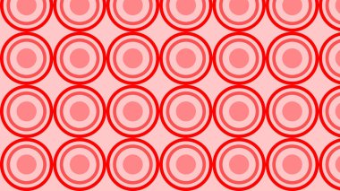 soyut kırmızı daire desenli vektör çizimi 