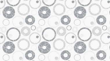 soyut beyaz daire desenli vektör çizimi 