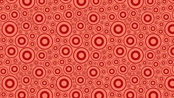 Abstrakte Darstellung Roter Kreismuster — Stockvektor