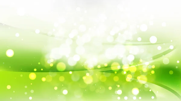 Verde Bianco Astratto Sfondo Vettoriale Illustrazione — Vettoriale Stock