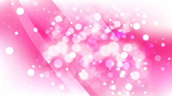 Ροζ Και Άσπρο Αφηρημένο Φόντο Διανυσματική Απεικόνιση — Διανυσματικό Αρχείο