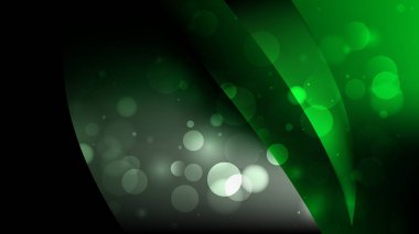 Soyut yeşil vektör arkaplanı