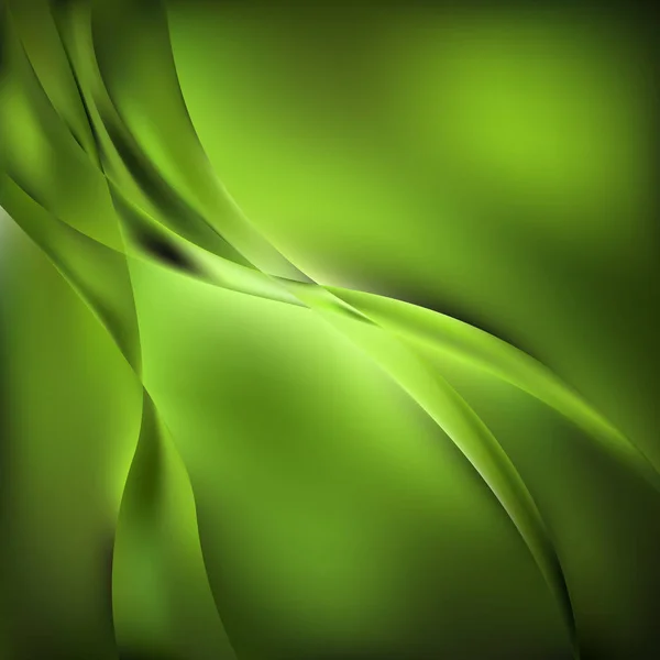 Abstracte Donkere Groene Achtergrond Vectorillustratie — Stockvector