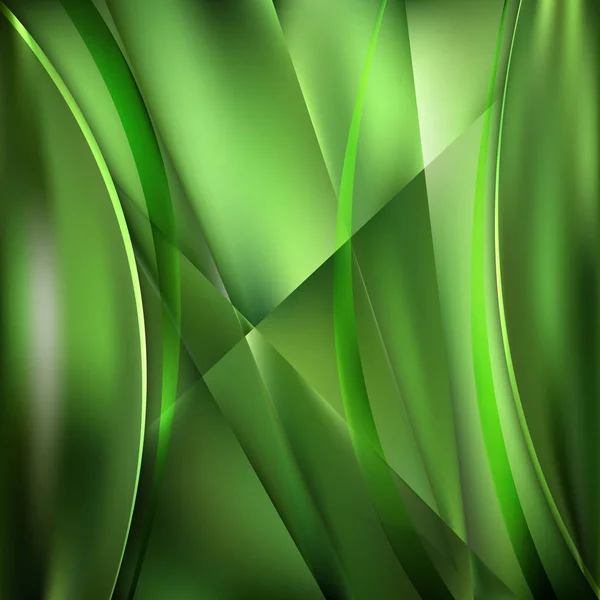 Fond Vecteur Vert Abstrait — Image vectorielle