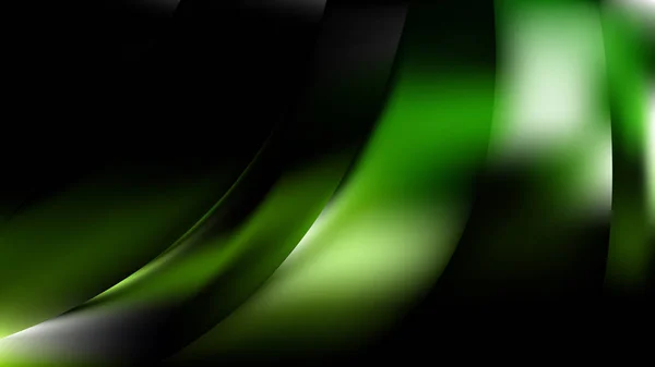 Astratto Modello Sfondo Verde Nero — Vettoriale Stock